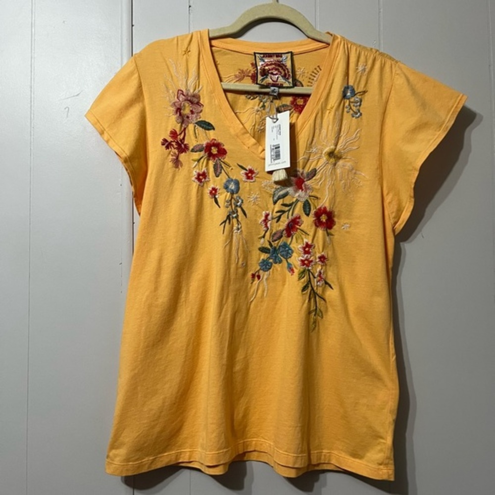 NWT Johnny Was Lisa’s Flutter Sleeve top